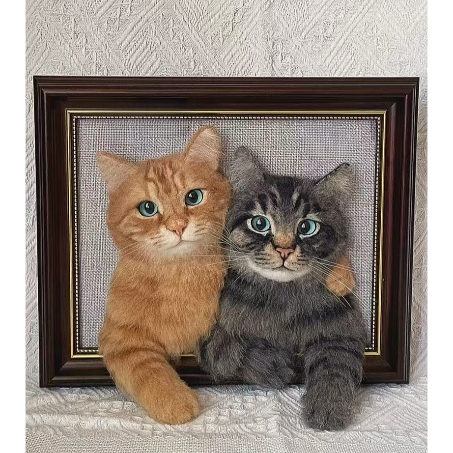 Framed Pet Portrait-Cat
